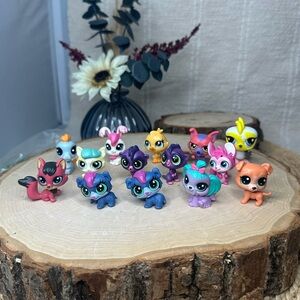 LPS Littlest Pet Shop Mini Colorful Small Pet Figurines Set